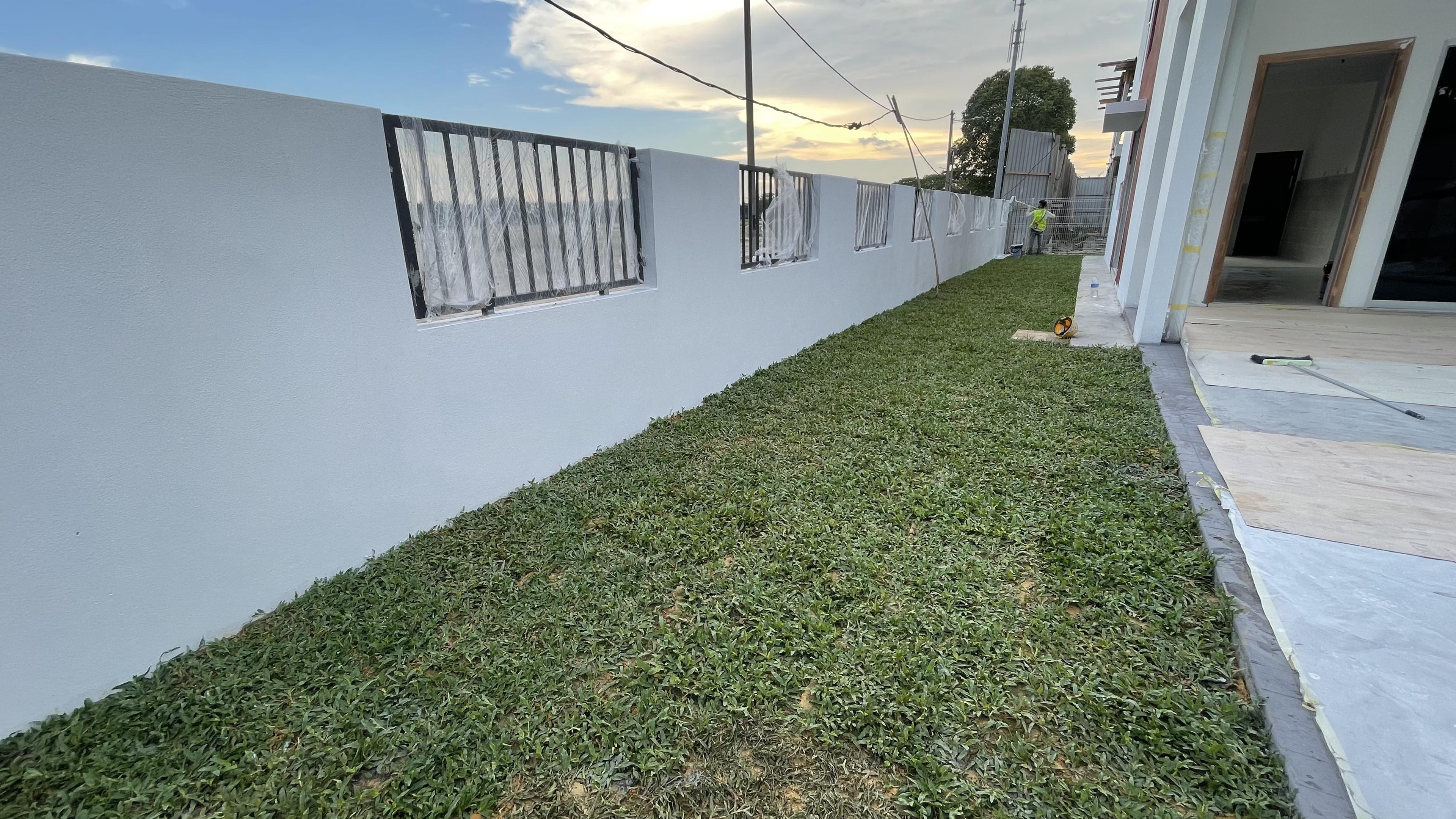 Residential Project Lawn Installation — After installation — Pulau Indah
